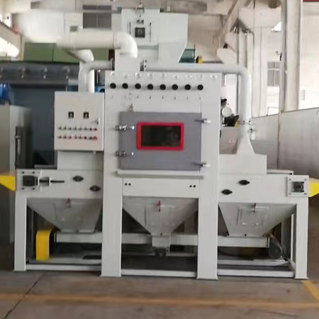 高效汽車部件表面處理，輸送式自動噴砂機來幫忙