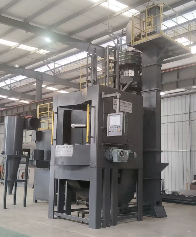 轉(zhuǎn)盤(pán)式噴砂機(jī) 提升圓形工件處理效率